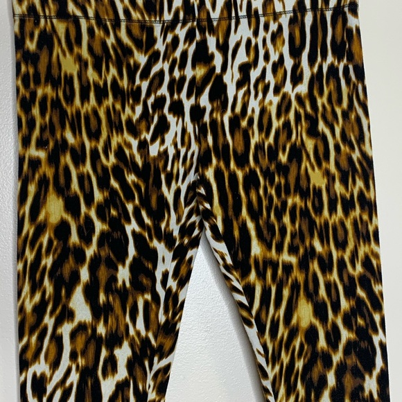 MIXIT | Leopard Print Designer Straight Leggings | Pants Fitted Fashionable - Picture 10 of 10